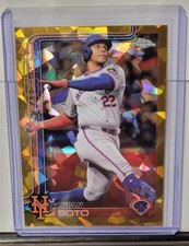 2025 Topps Chrome Sapphire Edition - Juan Soto, Gold /50