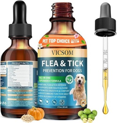 Flea Tick Prevention Support - Oral Flea Natural Control Treatment for Dogs...