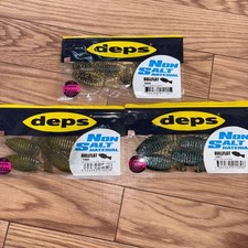 Deps Bluegill Flat 3 Non-Salt Soft Lure, Fishing Bait, Used, Near Mint