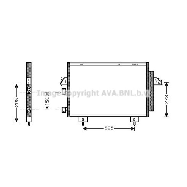 Kondensator Klimaanlage FüR Toyota RAV 4 II CLA2_ XA2_ ZCA2_ ACA2_ III-image