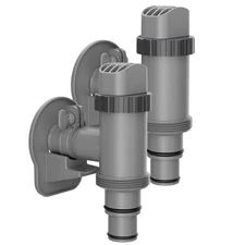 SHAPON Above Ground Swimming Pool Plunger Valve & Swimming Pool Pipe Holder Set