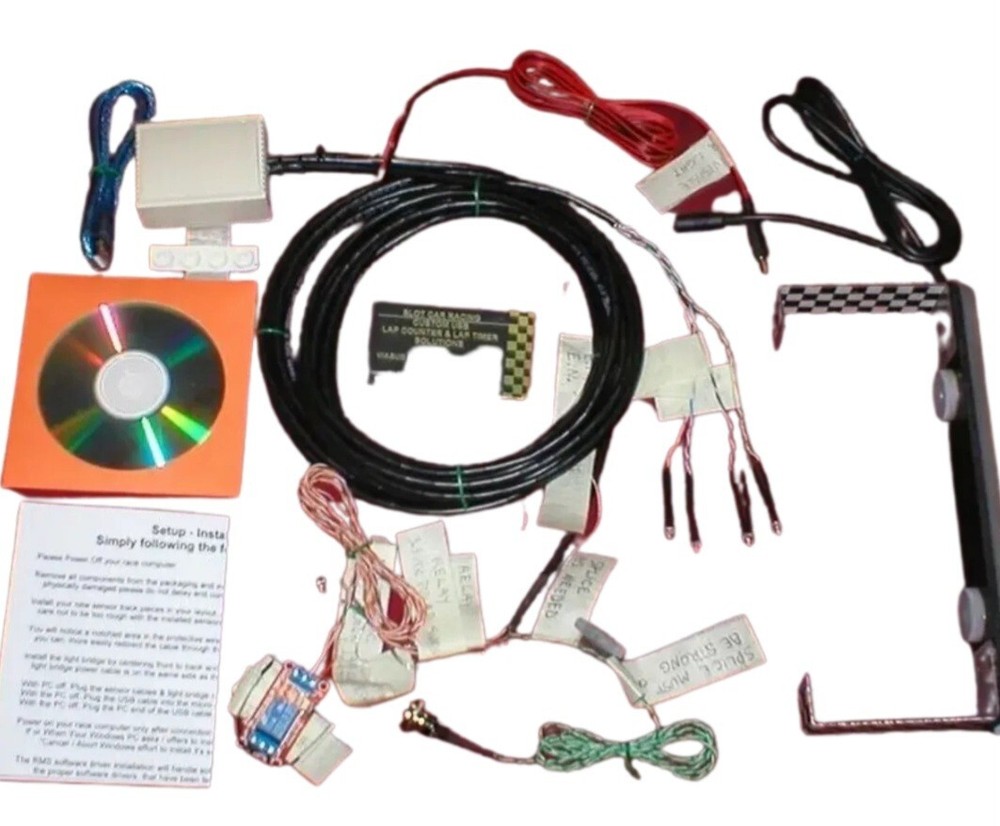 Slot Car Lap Counter and Timer Kit for Racing Tracks