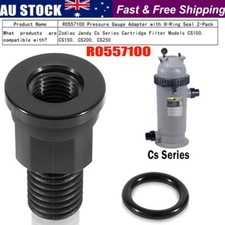 R0557100 Pressure Gauge Adapter for Zodiac Jandy Cs Series CS100 CS150 CS250