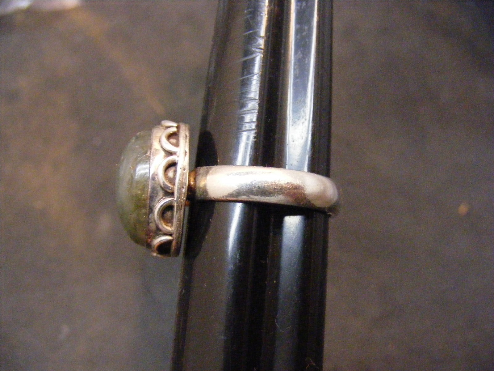 LABRADORITE  STERLING SILVER RING - image 4