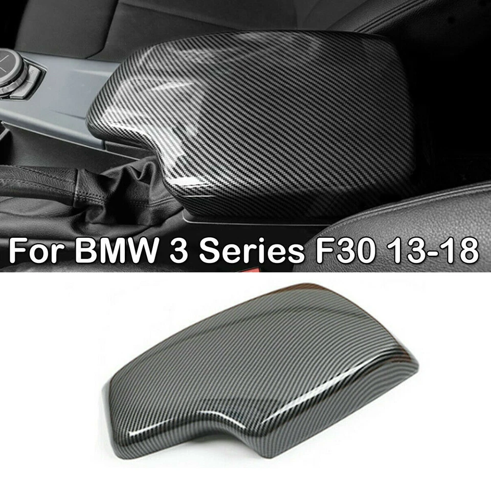 Cubierta de embellecedor de caja de consola con reposabrazos para BMW Serie 3 F30 F34 320i 328i 335i 2013-2019 Foto 3 de 4