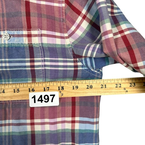 Neu mit Etikett $ 138 Tommy Bahama S Kookabura kariertes hellglyzinienfarbenes Hemd L/S geknöpfter Kragen - Bild 8 von 10