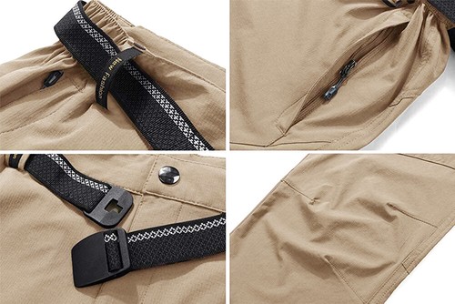 Pantaloni lunghi uomo escursionismo leggeri asciugatura rapida casual cargo lavoro sport - Foto 31 di 53