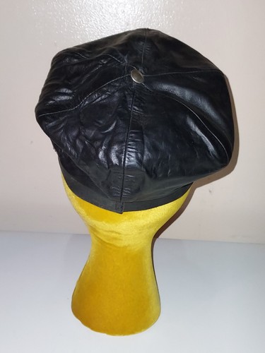 Vintage Harley Davidson Leather Hat The Leather Works / SIZE small Note - Picture 4 of 12
