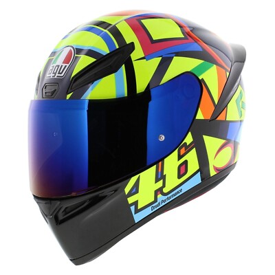 AGV K1 S Motorradhelm - PAINTED SPOILER BLUE SOLELUNA