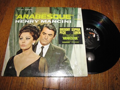 ARABESQUE MUSIC FROM THE FILM SCORE - HENRY MANCINI - RCA VICTOR LP