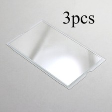 3 - GLASS Replacement For PSP 2000 PSP 3000 Faceplate Cover Display Clear Lens