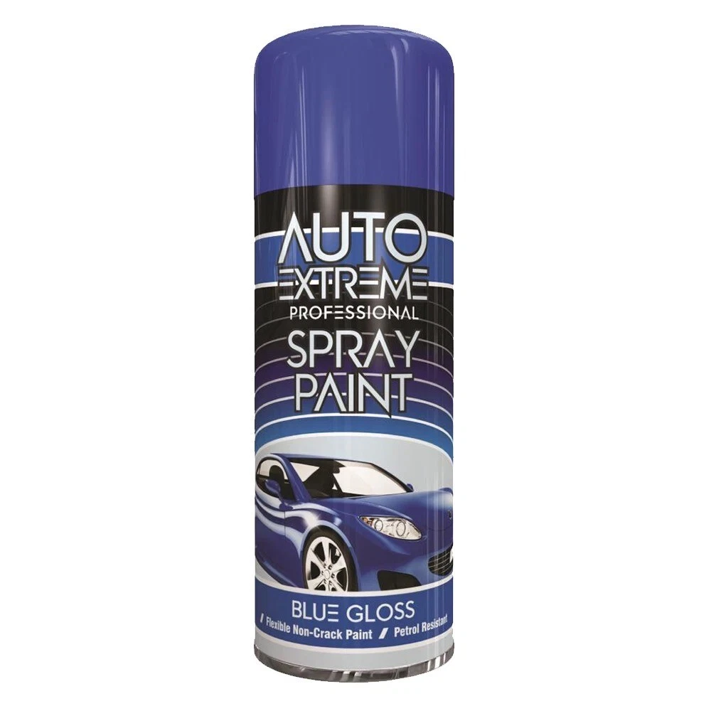 1x Blue Aerosol Spray Paint Matt Gloss Satin Primer For Metal Wood 400ML - Picture 1 of 1