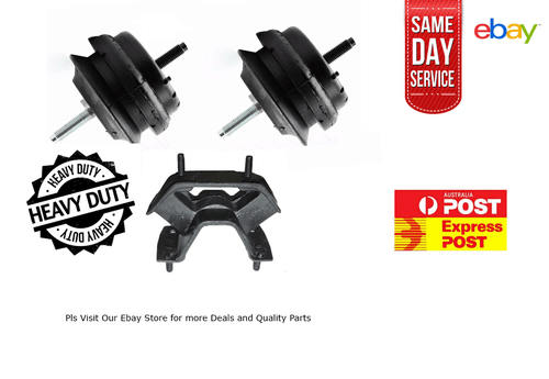 2 Front Engine Mount+Gearbox Mount for Commodore VT VU VX VY VZ 5.7L V8/HSV GEN3 - Picture 4 of 5