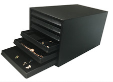 Jewelry Storage Jewelry Organizer Jewelry Cabinet 6 Drawer Case w/ Free Inserts