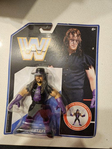 WWE MATTEL RETRO SERIES 1 THE UNDERTAKER WRESTLING...