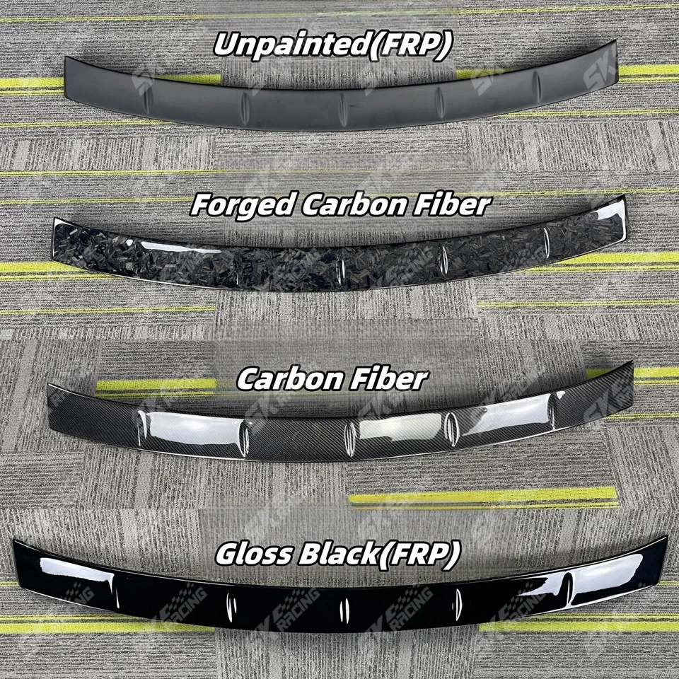 Kit de carrocería de alerón de techo trasero forjado carbono/negro brillante para Cadillac CT6 19-20 Foto 2 de 4