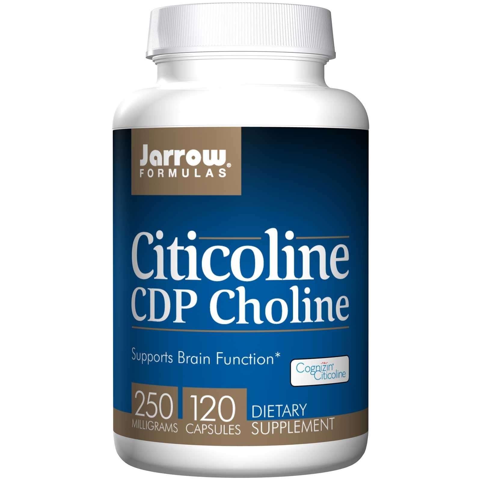Citicoline (CDP Choline) - 250mg - 120 Capsules - Jarrow