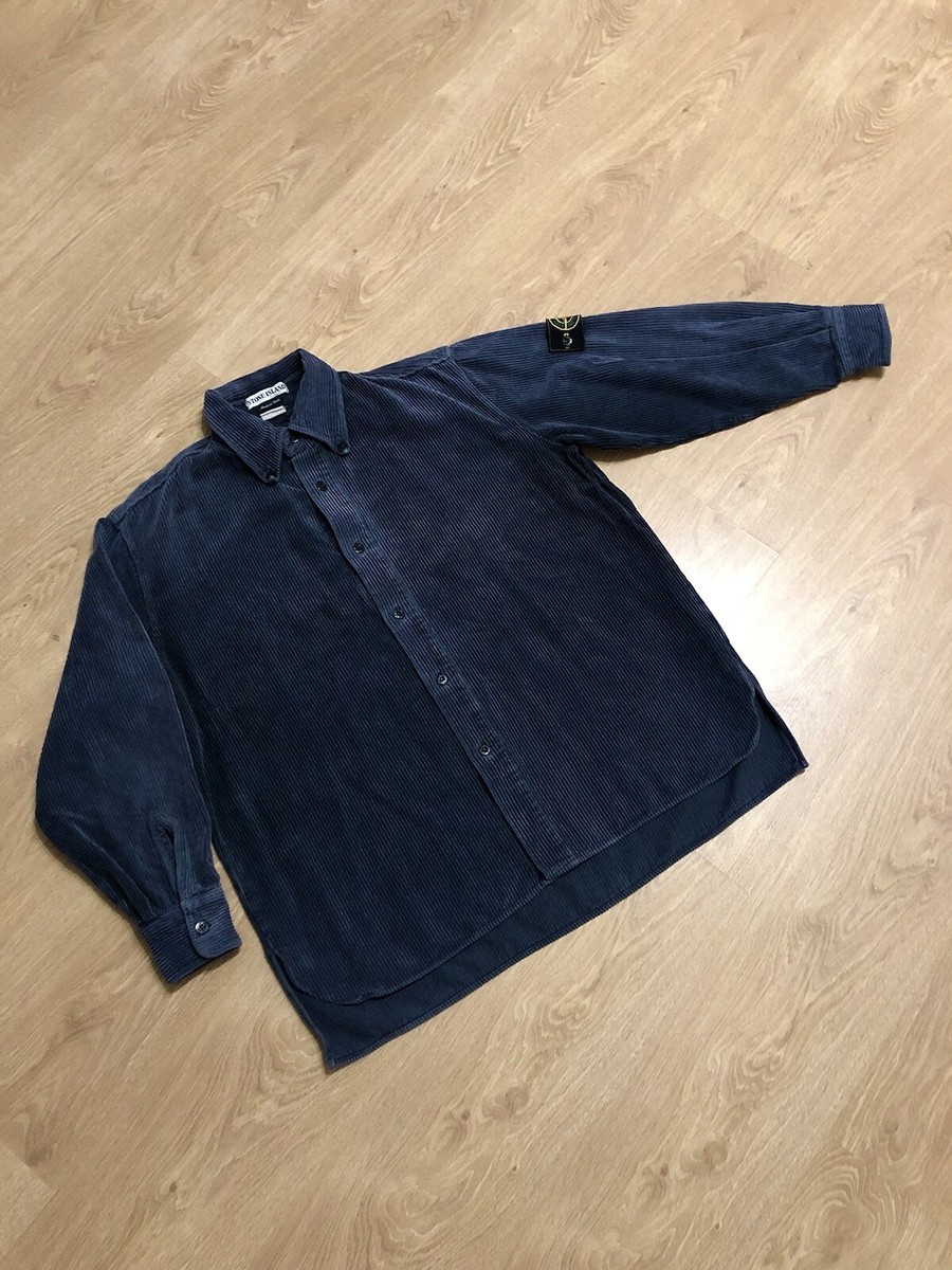 Stone Island Vintage A/W 1995 Jumbo Corduroy Over-shirt size Stone Island Vintage A/W 1995 Jumbo Corduroy Over-shirt size