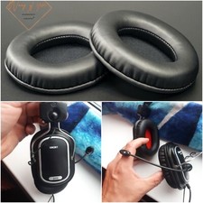 Oval Ellipse Egg Shape Leather Ear Pads Foam Cushion For Defender HN-361 HN 361