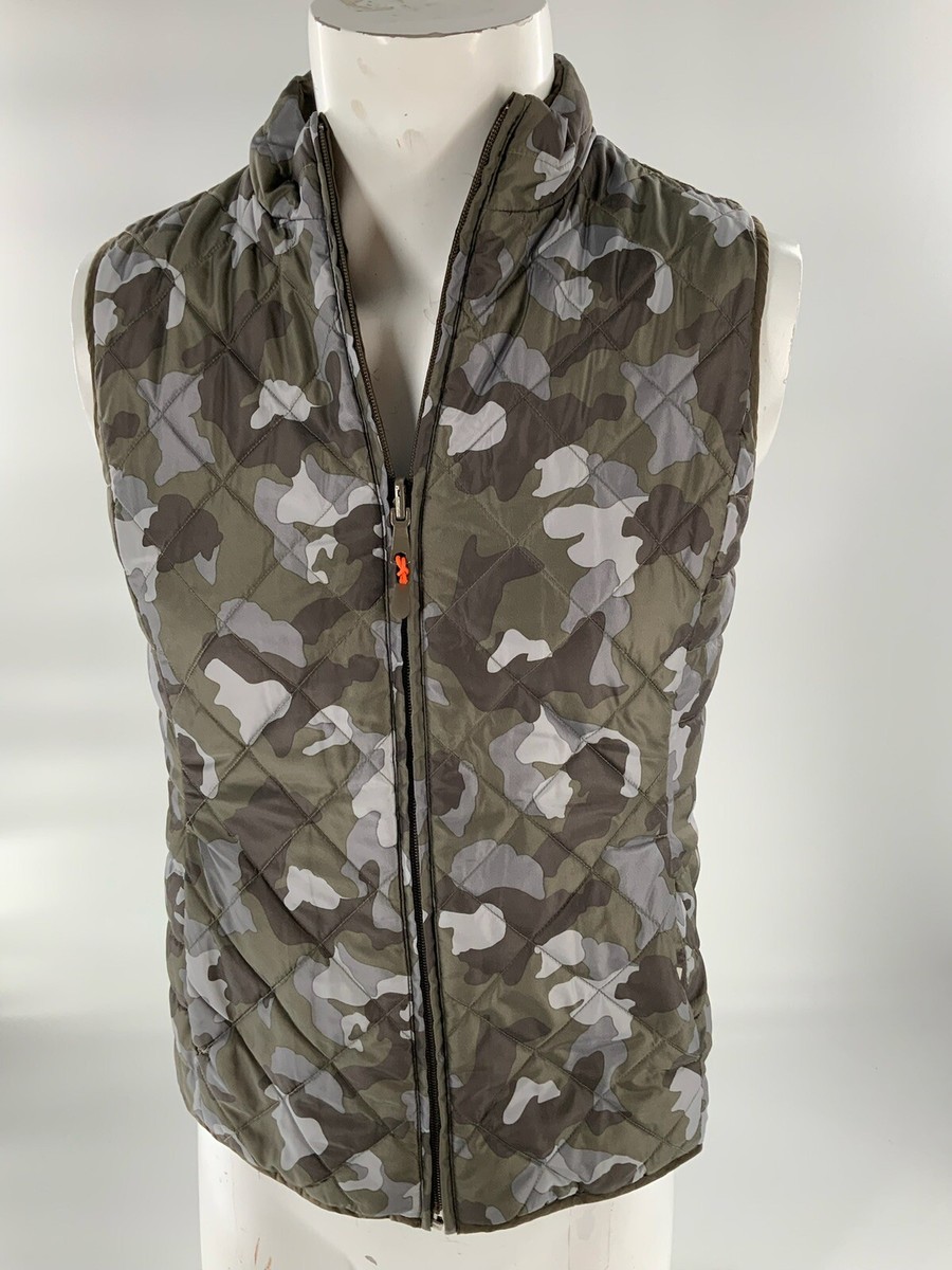 ジャケット・アウター TBPR / BULLET CAMO REVERSIBLE VEST Banana Republic Reversible Vest Jacket S Women Brown Camo
