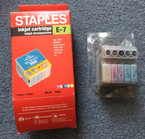 Staples Inkjet Cartridge E-7 for Epson Colour - Picture 4 of 5