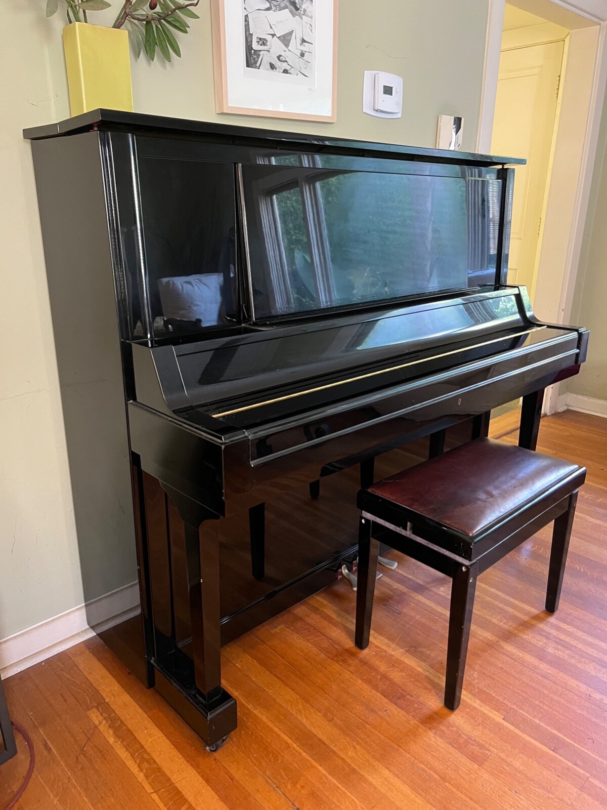 Yamaha WX7 Tall Upright Piano 59,26",62"" Polished Ebony eBay