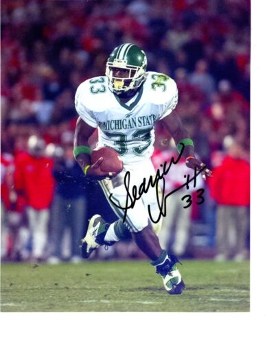 Sedrick Irvin Michigan State Spartans Football Signed autograph 8X10 Photo proof - Picture 1 of 2