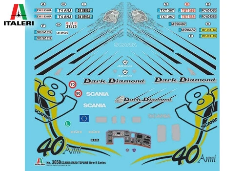 Scania R620 V8 New R Series 1:24 ITA3858 - italeri modellismo - Immagine 2 di 4