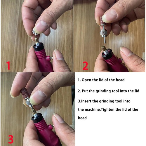 Toe Nail Grinder For Thick Toenails Set Manicure And Pedicure Professional Self - Picture 9 of 21