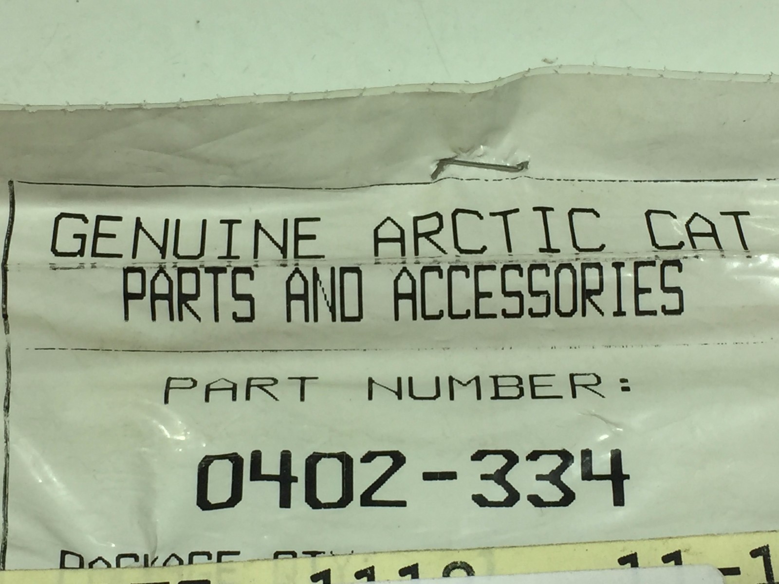 NEW OEM ARCTIC CAT DRAIN PLUG 0402334 eBay