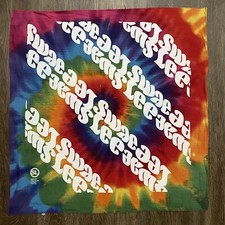 Swae Lee Post Malone Runaway 2019 Tour Bandana Rainbow Tie Dye Hippie
