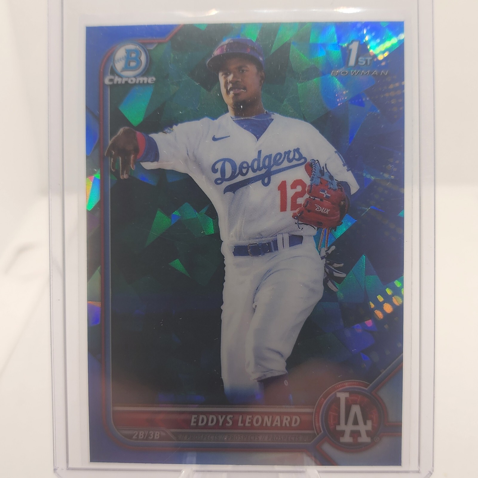 2022 Bowman Chrome Sapphire Prospects #BCP57 Eddys Leonard