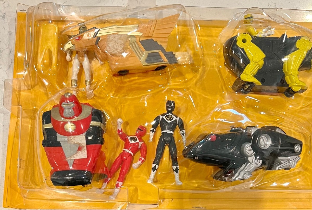 Vtg 1995 McDonalds Mighty Morphin Power Rangers Toy Display Full