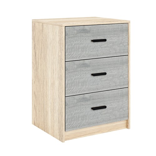 3 Drawer Wooden Bedroom Bedside Cabinet Furniture Storage Nightstand Side Table - Picture 80 of 130