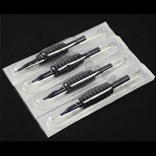 5,10,25,50,100 pcs Sterile Disposable Tattoo Needle with Tube 3/4 Grip and Tip image 3