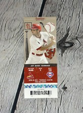 2015 CARDINALS TICKET STUB 4/30/15 VS PHILLIES Tim Cooney MLB DEBUT