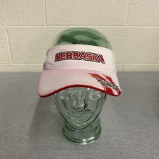 Nebraska Corn Huskers Sun Visor White Hat