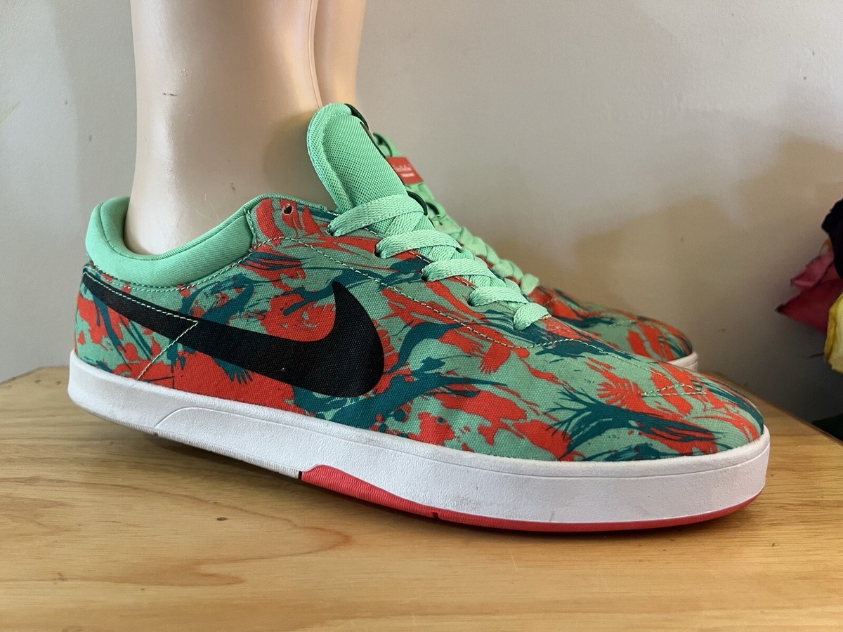 RARE🔥 Sz 10.5 - Nike SB Eric Koston Lizard Camo Lucid Green