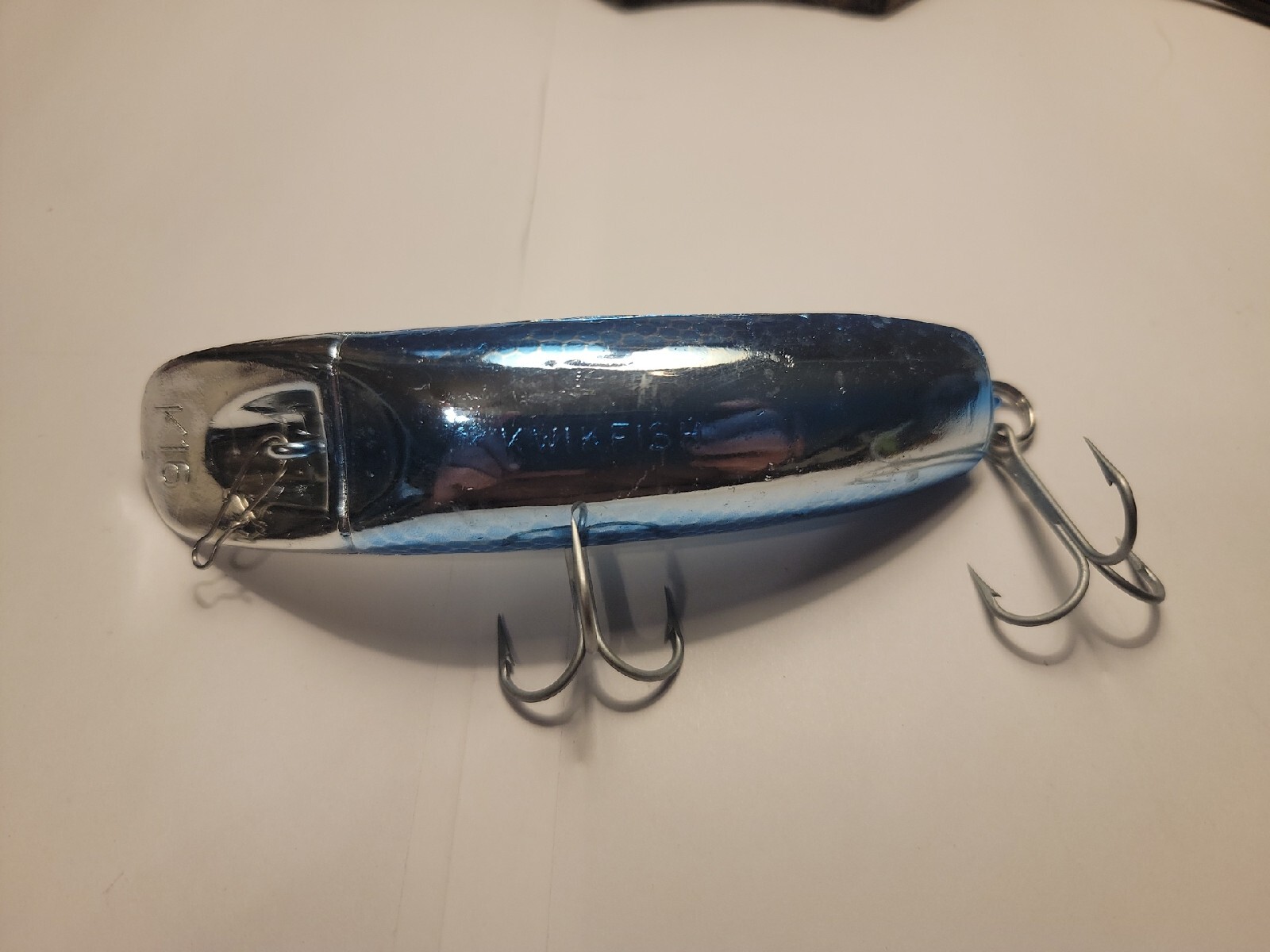 Luhr Jensen K16 Kwikfish METALLIC BLUE SILVER Salmon Plug Lure 5.5"