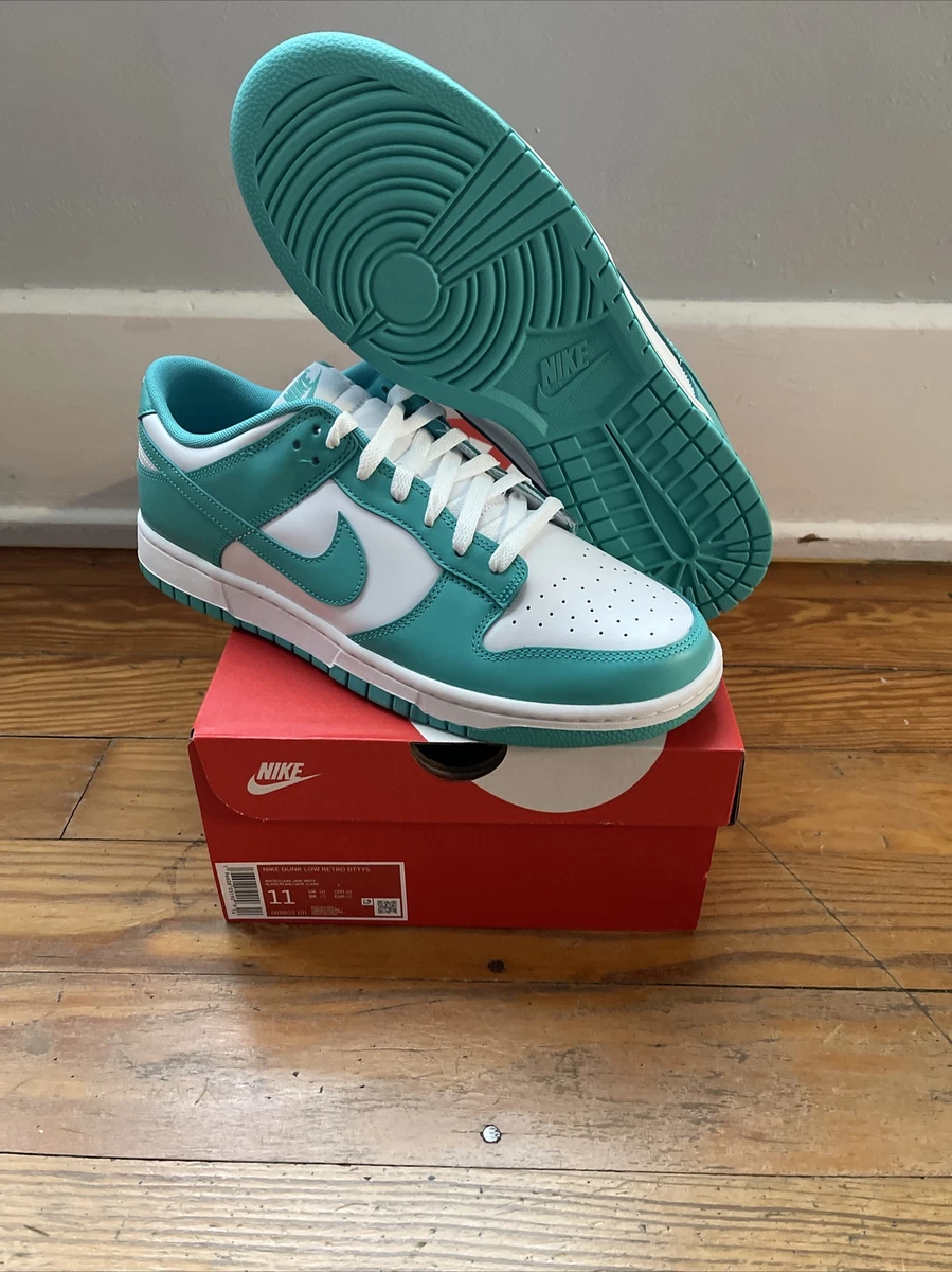 Nike Dunk Low Clear Jade WHITE CLEAR JADE WHITE Size 11 Brand New DS DV0833 101
