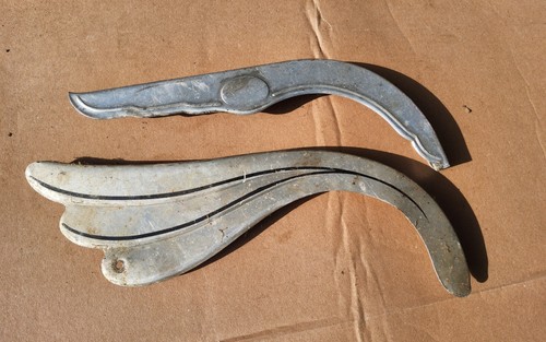 Ancien Carter De Chaîne Vélo En Fonte D'aluminium - Alu-Dur, Fabrication Française (vélo Ville)