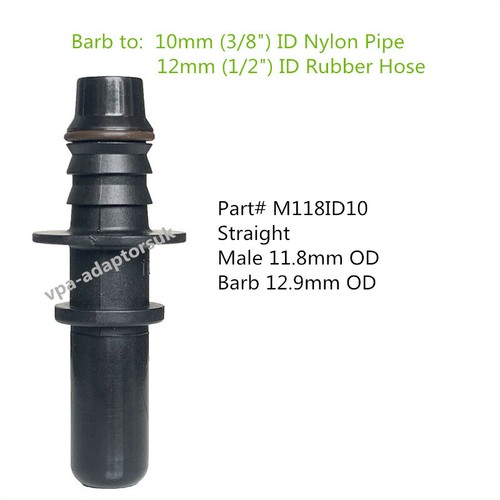 Widerhaken Stecker/Buchse/Gerade/Ellbogen/Biegung/T-Shirt/Kraftstoffleitung Schlauch Rohr Fitting Stecker - Bild 47 von 52