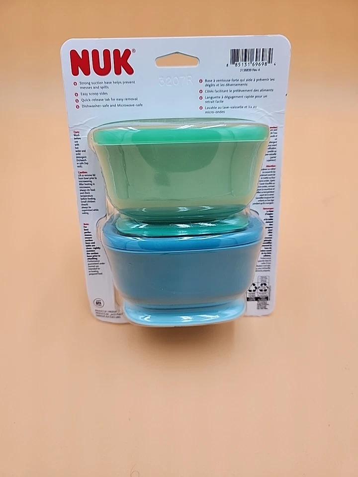 Ventosa y tapa NUK, colores surtidos, paquete de 2, 6+ meses más. Foto 4 de 4