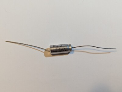 100uF Sprague 25VDC TE-1211 Axial Capacitor 30D USA