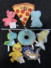 Squeaky Dog Toy Lot Of 8 (C)