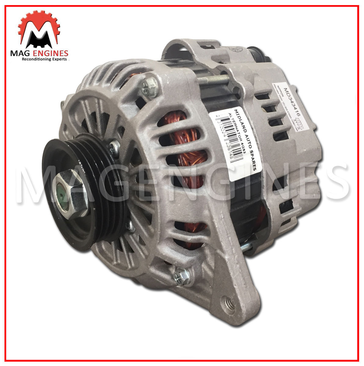 MD343416 ALTERNATOR MITSUBISHI 4G93 FOR PAJERO LANCER & SPACE STAR 