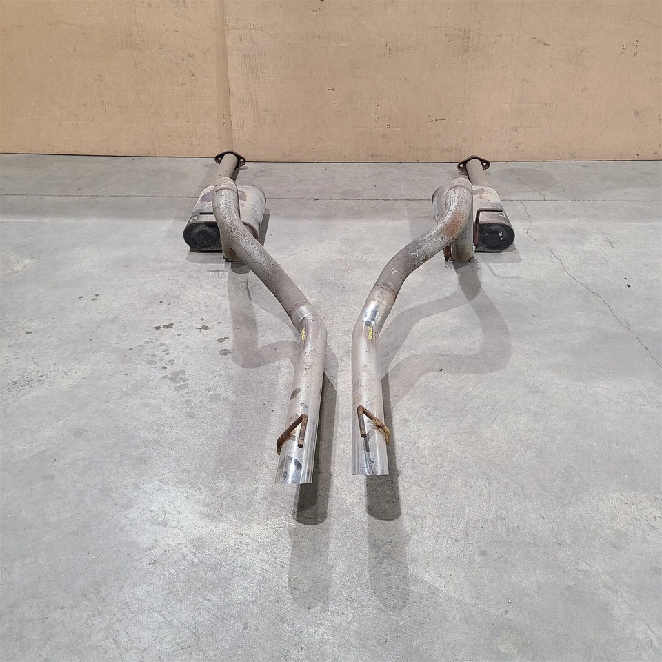 Flowmaster Muffler Exhaust Pair Set Mufflers Offset For 94-04 Mustang Gt Aa7340 - Image 2 of 4