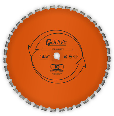 IQ Q-Drive Sägeblatt ø 420 Beton hart Pflasterstein Trennscheibe orange iQMS362i
