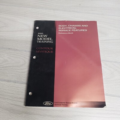 Ford 1995 New Model Training Contour, Mystique, 2.5L/2.0L Engine Repair Book