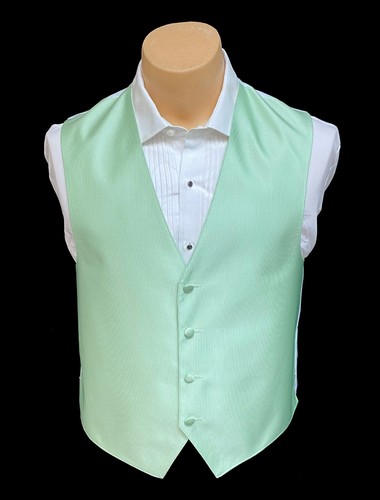 Men's Pistachio Green Tuxedo Vest 